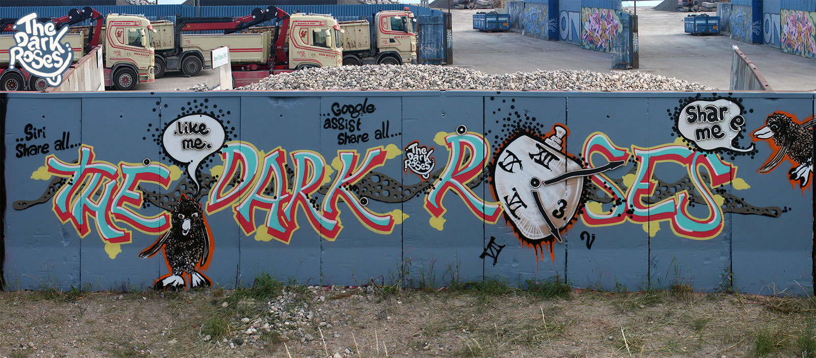 The Dark Roses made by Avelon 31 and DoggieDoe - Nordhavn, Copenhagen, Denmark 14. July 2019